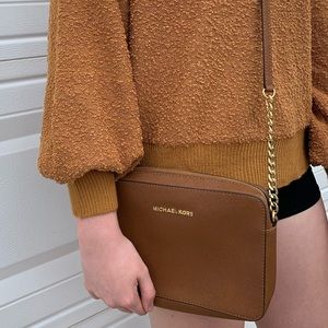 Michael Kors Leather Crossbody Purse